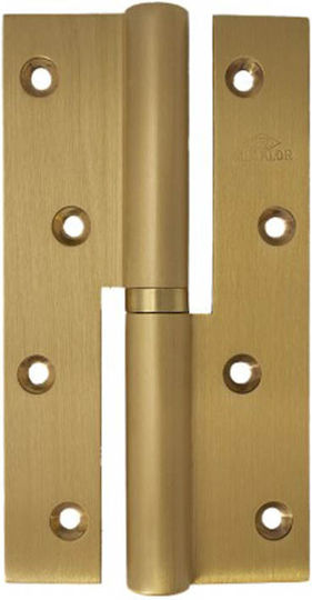 Balama ușă din alamă aurie cu rulment 140mm 270-1014 Metalor