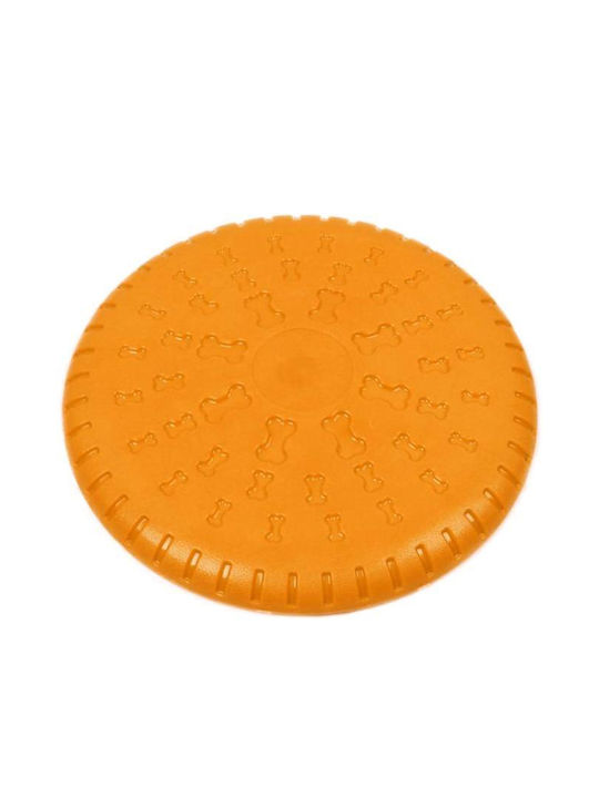 Pet Camelot Frisbee Hund aus Gummi Orange 1Stück