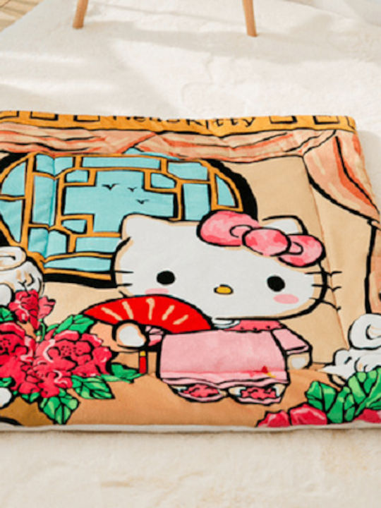 Παπλωματακι Κατοικιδιων Hello Kitty 60x50cm Μπεζ