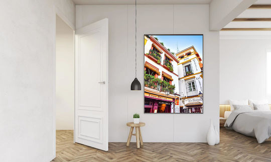 Painting Colorful Building Facades Iron Balconies 100x150