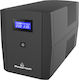 Powertech PT-1298 UPS Line-Interactive 2200VA 1320W with 4 Schuko Power Plugs