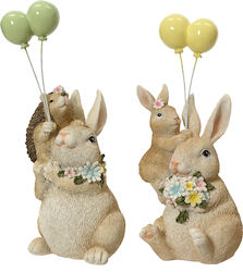 Easter Bunny Balloons 10x9x24cm Yellow