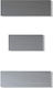 One Two Three Done Sign with Text in Silver Col...