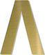 One Two Three Done Sign with Text in Gold Color...