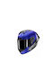 Shark Aeron GP Blank SP Carbon/blue Motorradhelm Volles Gesicht ECE 22.06 1410gr