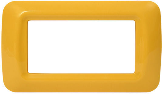 Elmark Switch Frame 4 Positions in Yellow Color 34638