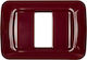 Elmark Switch Frame 1 Position in Burgundy Color 34606