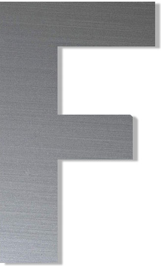 One Two Three Done Sign with Text in Silver Color 7.5cm 13319-75-F-ΝΙ