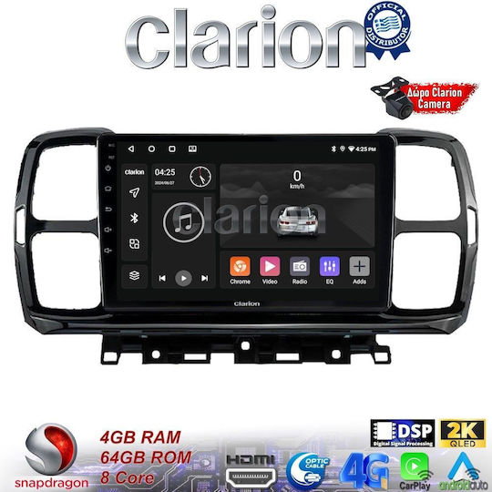 Clarion Sistem Audio Auto pentru Citroen C5 Aircross 2017 > 2021 (Bluetooth/USB/WiFi/GPS/Apple-Carplay/Android-Auto)