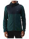 Men's Fleece Jacket Hooded Green