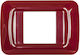 Elmark Switch Frame 2 Positions in Burgundy Color 34618