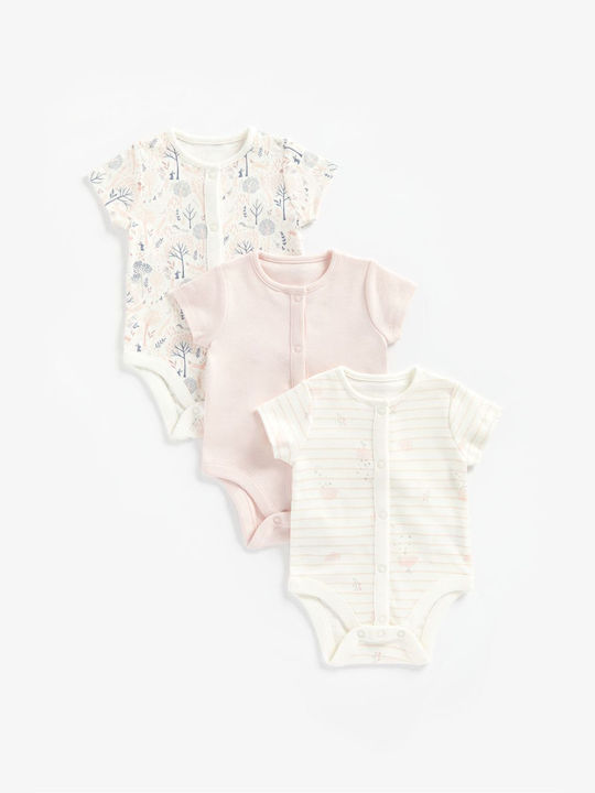 Mothercare Set Body pentru Bebeluși Rose 3buc