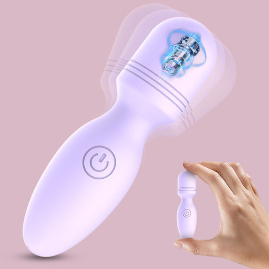 Mini Sized White Vibrator 10 Vibration Modes