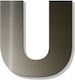 House Letter Sticker ''u'' 80 X 64 Mm Bronze Plastic Darvin