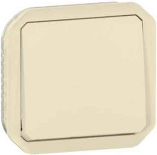 Legrand Plexo N Waterproof Recessed Wall Switch Single with Ecru Frame