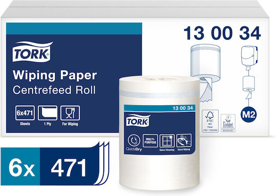 Tork Küchenpapier-Rolle 6 Rollen 130034