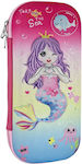 3D Rectangular Mermaid Pencil Case 23x10x4.5cm Sxt-3193