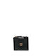 Small Leather Women's Wallet Black