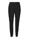 Damen Stoff Hose in Tapered Schnitt Black