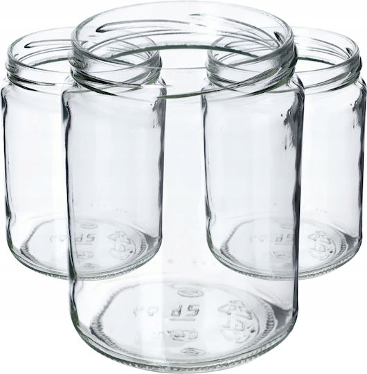 Borcan de sticlă Kadax 540ml pentru conserve, condimente, gem, miere 48 buc