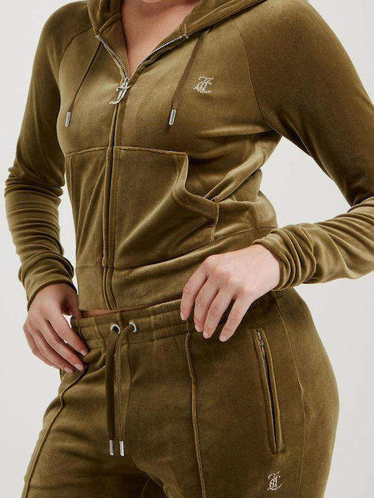 Juicy Couture Madison Γυναικεία Ζακέτα Φούτερ Β...