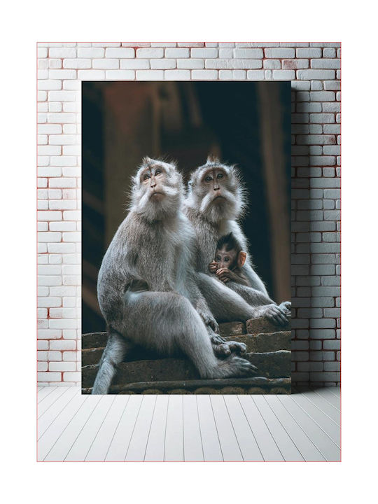 Painting Family Monkeys 20x30