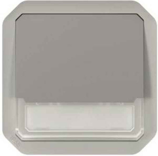 Legrand Plexo N Μπουτόν Κουδουνιού σε Γκρι Χρώμα 069544L