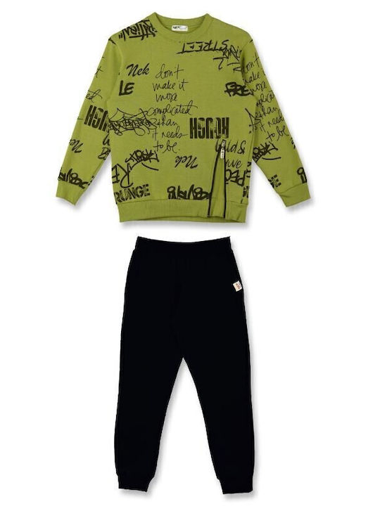 Kinder Sweatpants Set - Jogginganzug Green 2Stück