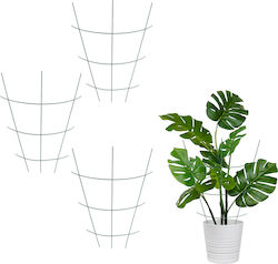 Kadax Support Ladder Potted Plants Flowers Steel Stake Oval 3pcs Kadax Support Ladder Potted Plants Flowers Steel Stake Oval 3pcs