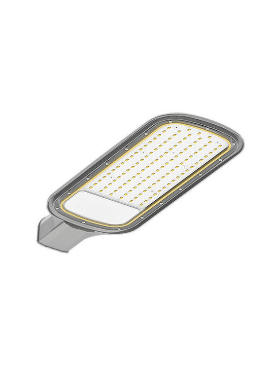 Elmark Εξωτερικό Φωτιστικό LED Δρόμου 150W με Ψυχρό Λευκό Φως IP65 Γκρι