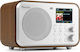 Audizio Milan DAB+ Φορητό Ραδιόφωνο Επαναφορτιζόμενο DAB+ με Bluetooth Ασημί