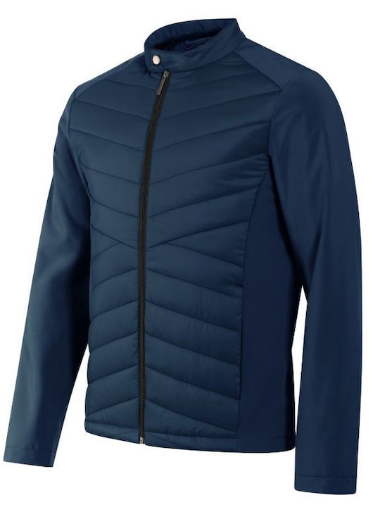 Μπουφάν Puffer Αδιάβροχο Navy Μπλε