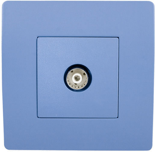 Elmark El Basic Tz111 TV-Antennensteckdose Grundlegend in Blau Farbe 38364S
