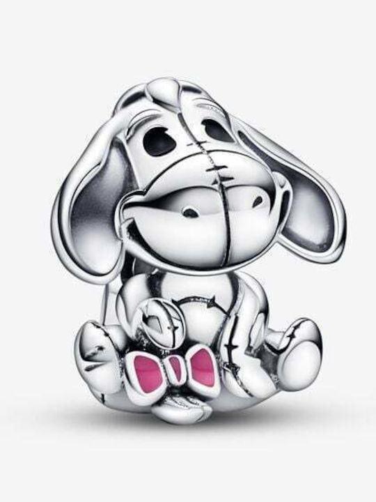 Pandora Charm Ματάκι από Ασήμι Ροζ