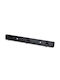Black Metal Wall Hanger with 3 Positions 22cm.x2.5cm.x2cm. No 300-3 Haus Benchmark-kpe.205