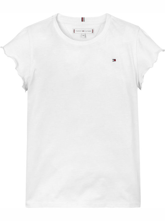 Tommy Hilfiger Детска Блуза Къс Ръкав Бяла ESSE...