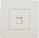 Elmark Power Socket Ecru 1pcs