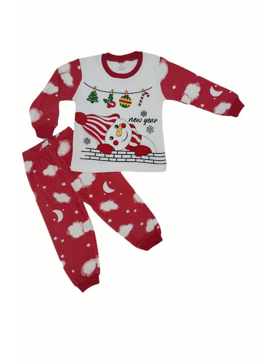 Supermini Kids Pyjamas Winter Cotton red