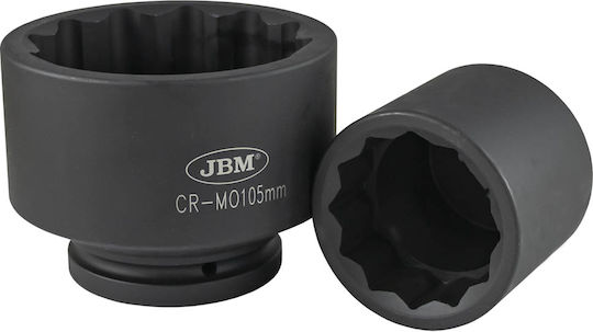 JBM Nuss Pneumatisch Mehrzahn mit Vierkant-Antrieb 1" Durchmesser 85mm 1Stück