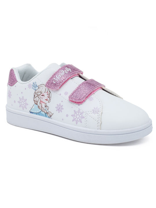 Kinder Sneakers mit Klettverschluss Weiß