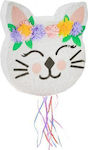 Pinata Cat-shaped Multicoloră