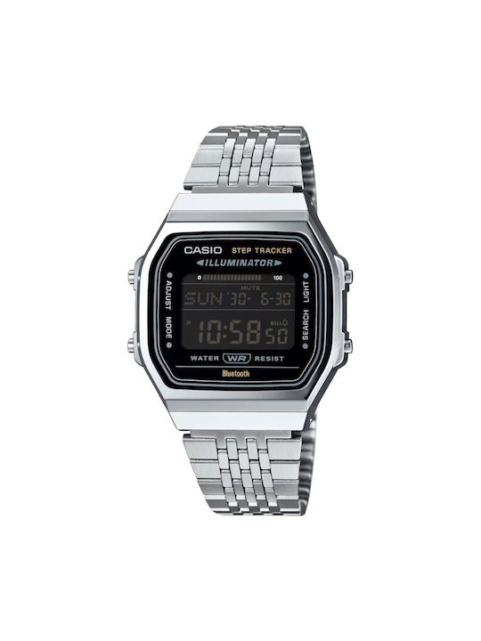 Casio Watch Battery with Silver Metal Bracelet