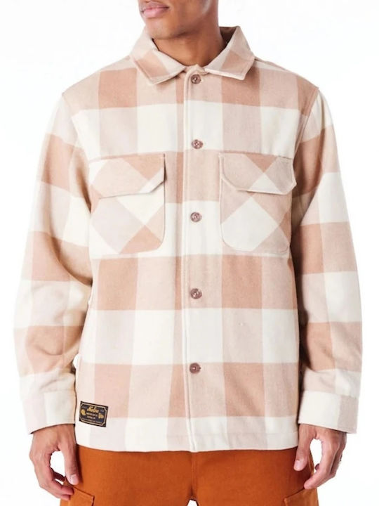 Overshirt Mânecă Lungă Bej