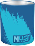 Must Metal Pencil Holder Blue 10x11cm