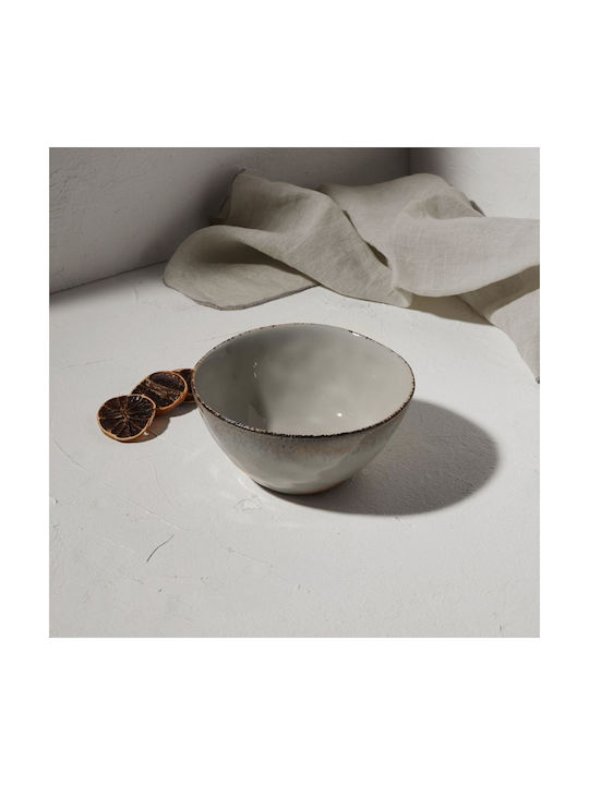 Estia Vignette Stoneware Купа за сервиране Кръгла Керамика Сив с диаметър 15бр 6бр