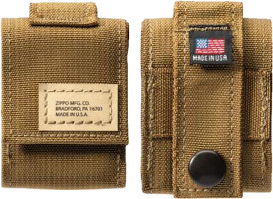 Zippo Lighter Case Tactical Pouch Brown Belt Clip 48401
