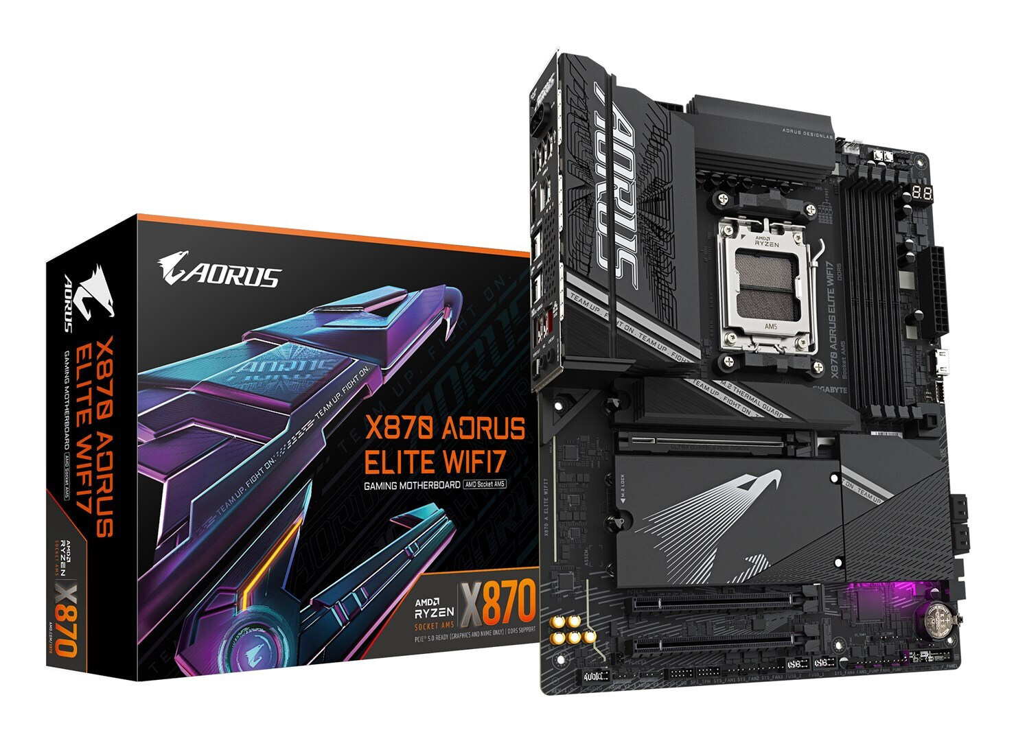 Gigabyte X870 Aorus Elite WIFI7 Motherboard ATX με AMD AM5 Socket