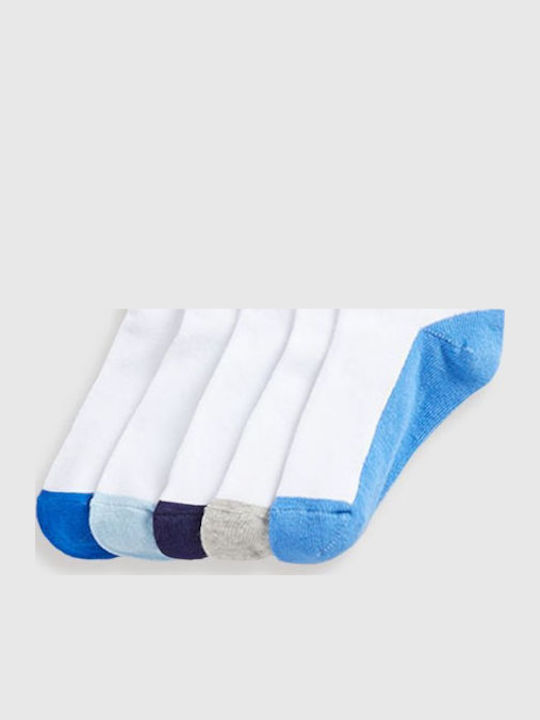 Mothercare Παιδικές Κάλτσες Αθλητικές Μπλε 5 Ζευγάρια
