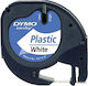Dymo Label Maker Tape 4m x 12mm in Black Color 1pcs