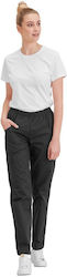Naivest Pantaloni de Bucătar Cu dungi Douro Negru cu Elastic în Talie